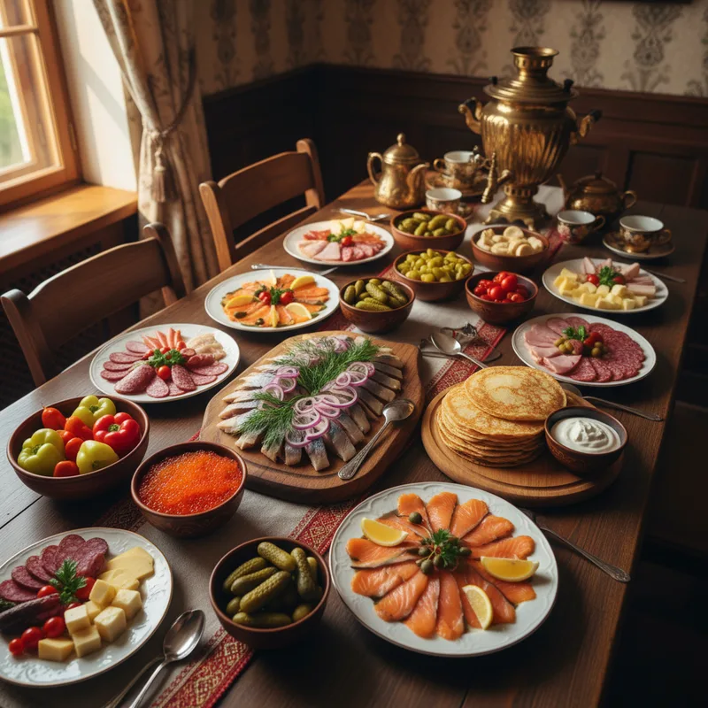 Les zakouski : l'art russe de recevoir à table