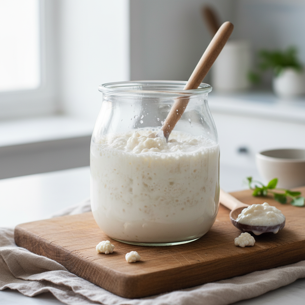 Le kefir : boisson fermentee probiotique d'Europe de l'Est