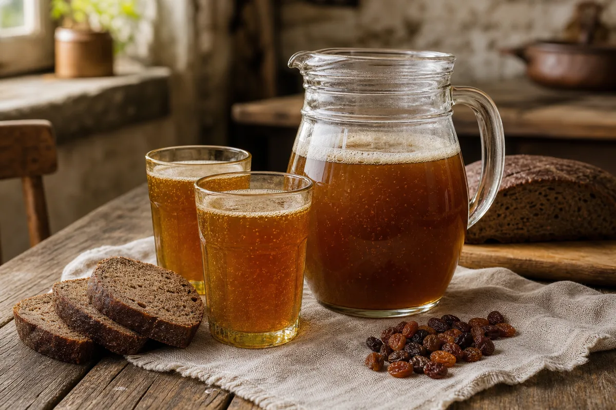 Le kvas, boisson fermentée traditionnelle de Russie