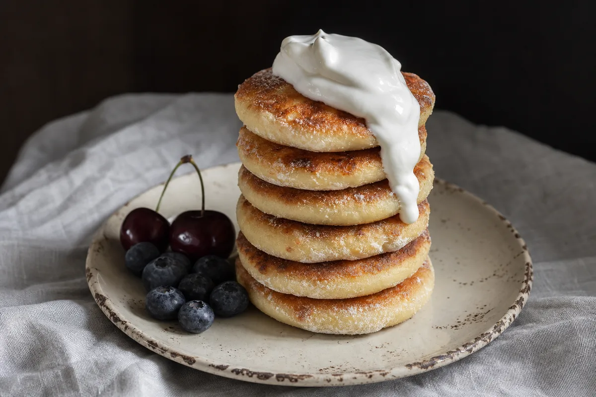 Syrniki : la recette russe des galettes au fromage blanc